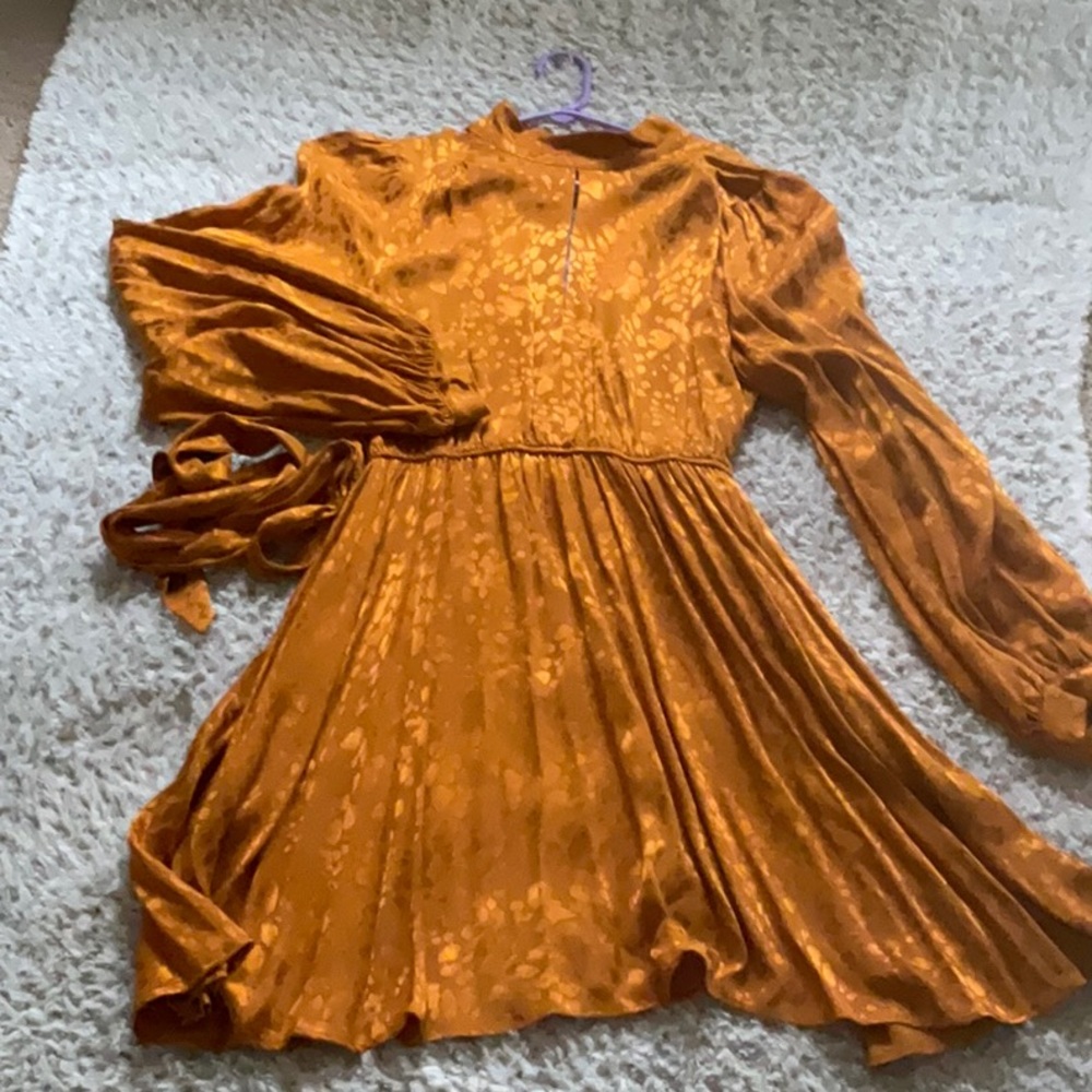 Anthropologie Long Sleeve Mini Dress, L